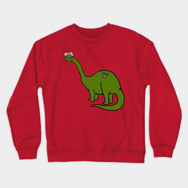 Basic-saurus Crewneck Sweatshirt by TreyLemons